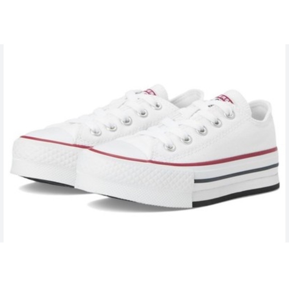 Converse Chuck Taylor All Star Eva Lift Platform White Youth 11 New - Picture 1 of 8